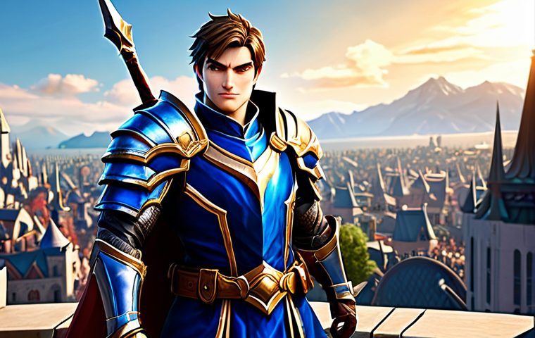 LOL 초보자 추천 챔피언 - Garen, the Might of Demacia**
"A fully clothed, professional illustration of Garen from League of L...