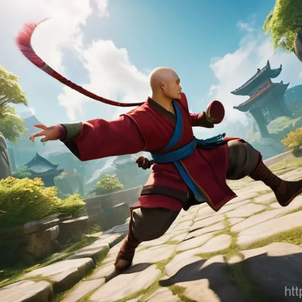 리그 오브 레전드 승률 높은 콤보 - A dynamic close-up of Lee Sin, the blind monk, mid-air executing an "Insec Kick" on an enemy champio...