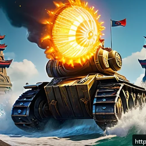 리그 오브 레전드 타워 구조와 사용법 - A detailed fantasy-style League of Legends turret standing tall on a vibrant battlefield, surrounded...
